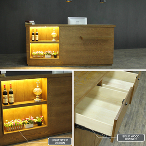 凯尼斯定制零售店收银台木制收银台超市收银台 - Product Image 5