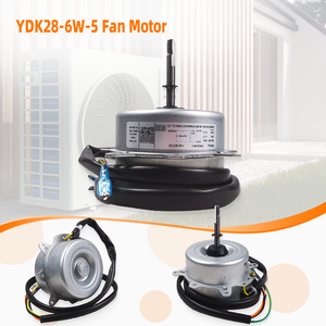 YKT-28-6-25L ngoài trời điều hòa không khí Fan Bộ phận động cơ AC208-230V 50Hz 0.35A 31W CCW BCL 6ploes YDK28-6W-5(AL) kim loại điện nhà - Product Image 2