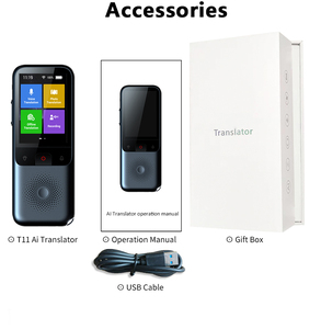 T11スマートAI音声言語翻訳デバイス言語同時通訳翻訳機 - Product Image 6
