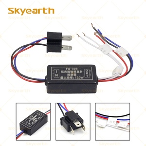 H4 Hi/Lo işın kontrol demeti lazer çift renkli projektör Lens farlar yüksek düşük işın kontrol Led sis lambası Lens denetleyici - Product Image 6