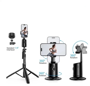 360 Smart AI Face Tracking Tripod Rechargeable Auto <strong>Following</strong> Mobile Gimbal Stabilizer Phone Holder for Vlog Live Streaming - Product Image 3