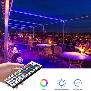 DC12V RGB SMD5050 5MไฟLED Tripsพร้อมรีโมทคอนโทรลLED Driver - Product Image 3