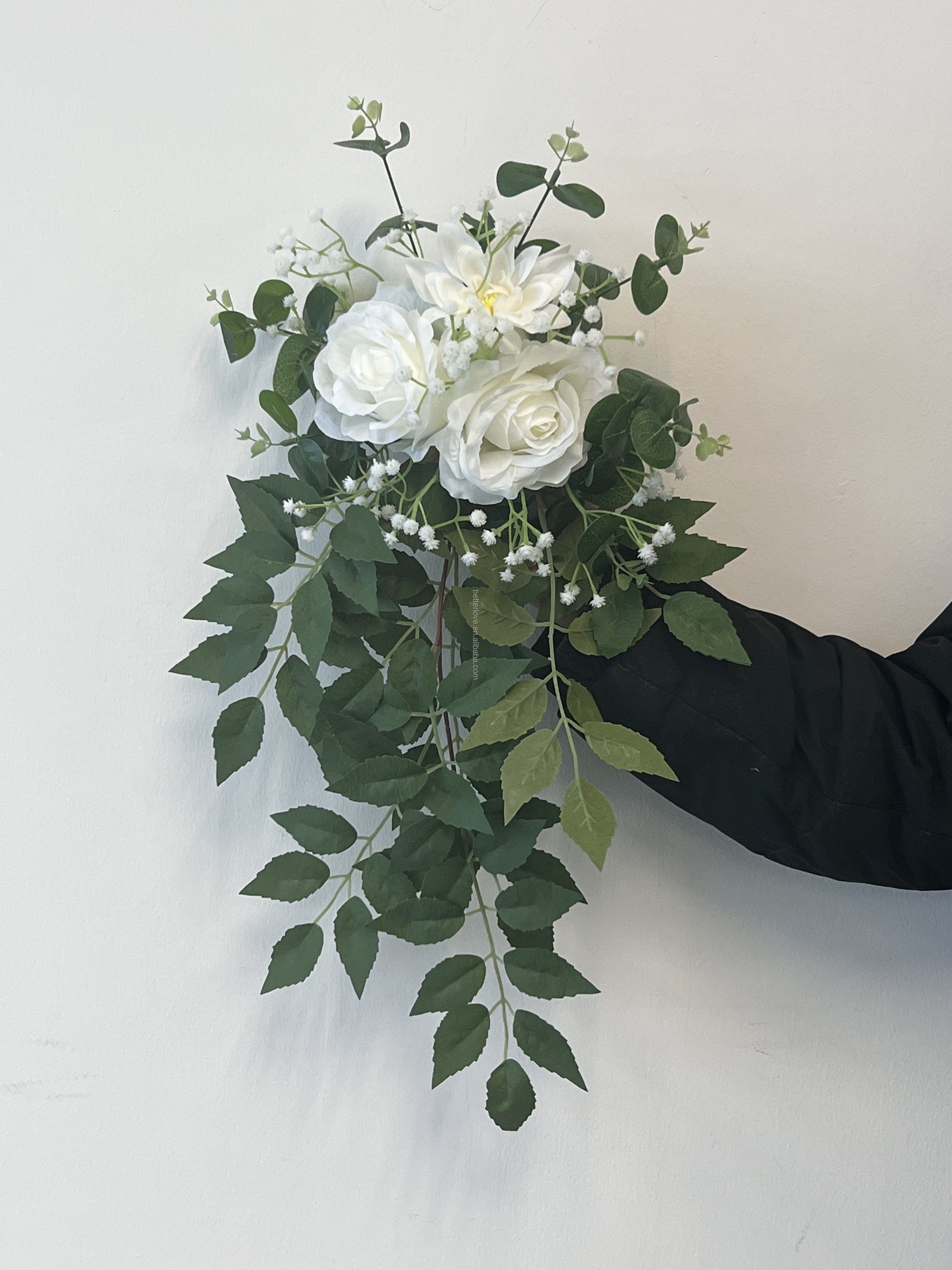 Fleurs de chaise blanches et vertes