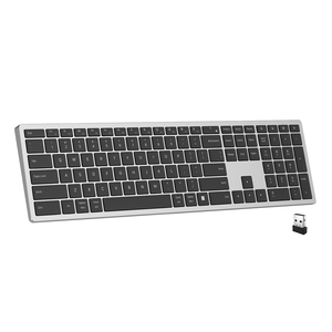 Layout personalizado Bastante Clique 2.4G Tamanho Completo Computador Ultra-fino PC Escritório Magro Tesoura Sem Fio Teclado Silencioso para <span class=keywords><strong>MAC</strong></span> Laptop
