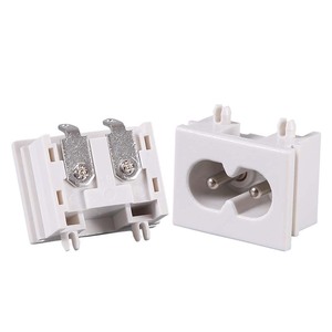C8 Panel Mount Plug Adapter Inlet Module Plug Power <strong>Socket</strong> Connector Ac Power <strong>Socket</strong> - Product Image 1