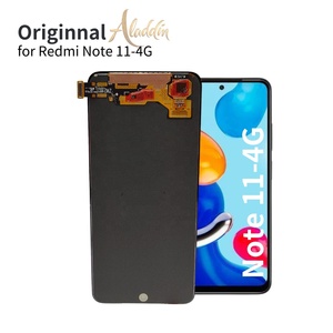 Yeni orijinal LCD servis paketi not <span class=keywords><strong>11</strong></span> Xiaomi Redmi için not <span class=keywords><strong>11</strong></span> 4G cep telefonu tamir parçaları LCD ile resmi hizmet paketi