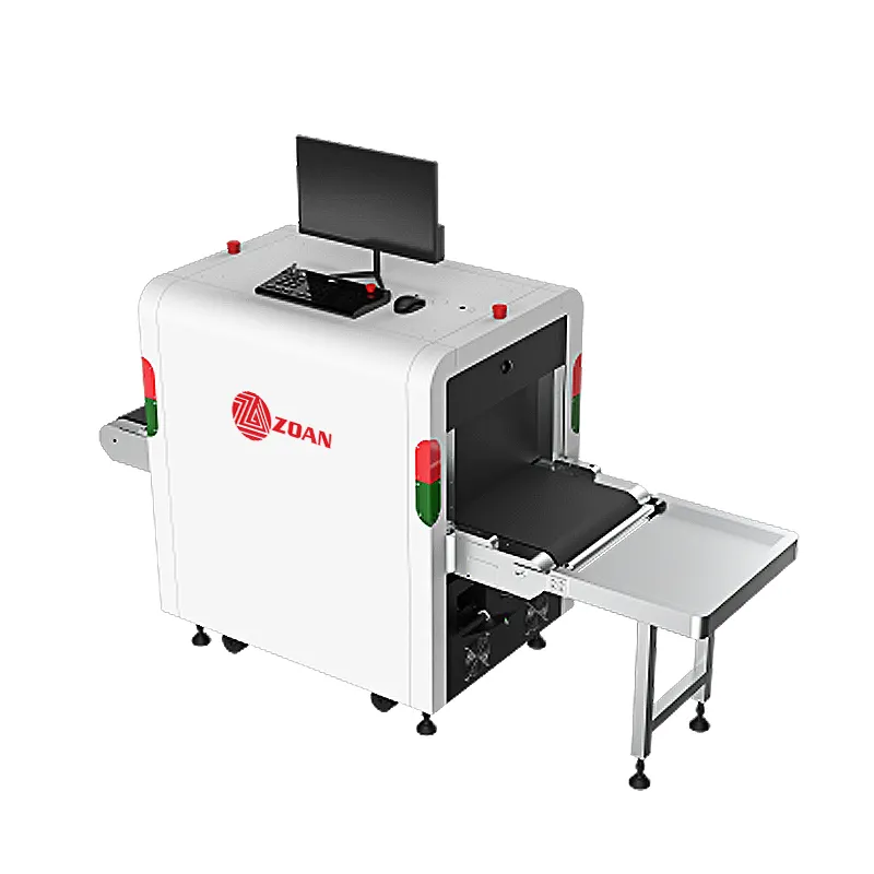 ZA5030A Máquina do sistema de inspeção de detecção de bagagem com scanner de raios X de bagagem com detecção de ameaça AI