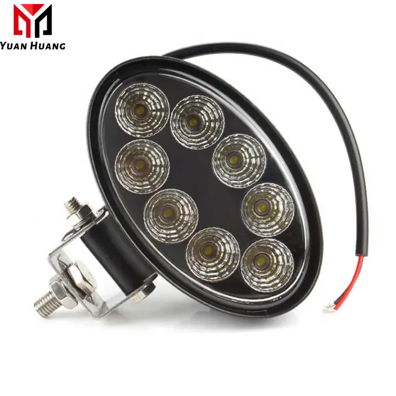 Fendinebbia impermeabile 6000K 24W 12V 24V Car LED Light Faros Led Auto Light accessori luce di lavoro per Auto