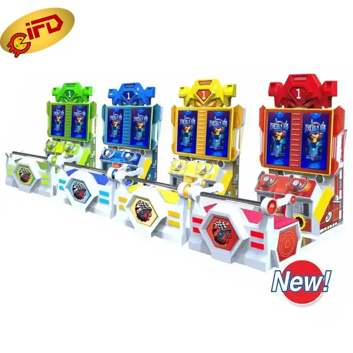 IFD a gettoni 3d Car Racing due Player Arcade Game Machine Kiddie Ride Racing macchina da gioco di simulazione di guida