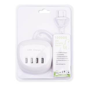 Hub de carga USB portátil de 4 puertos Estación de carga de escritorio con detección automática Potencia de salida de 40W para múltiples dispositivos para uso en computadoras portátiles - Product Image 6