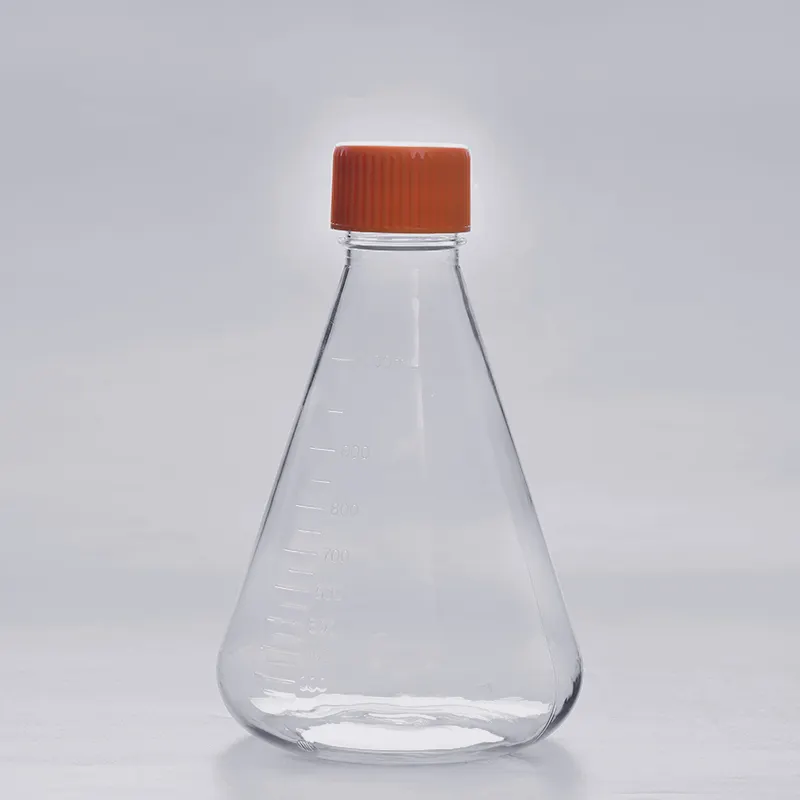 Yonyue Medical High Cost Performance 250ml 5000ml 3l conical flask erlenmeyer flask baffled