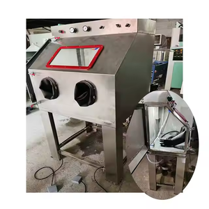 Yüksek verimli tozsuz su kumlama makinesi 900*800 manuel islak kumlama makinesi donanım kireç çözücü damgalama parçaları - Product Image 5