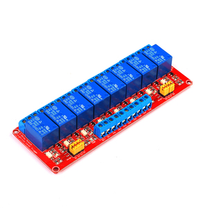 5V 12V 24V Red Version 8 Channel <strong>Relay</strong> Module with Optocoupler Isolation High and Low Level Trigger <strong>Relay</strong> Module - Product Image 3