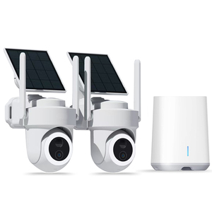 Echtes 4K Wireless WiFi Solar CCTV Basisstation Überwachungs set 8,0 Millionen Pixel Low Power Ball Kamera <span class=keywords><strong>4</strong></span>-2 Solar batterie IP66