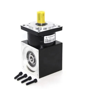 90 Degree 86mm Planetary <strong>Reducer</strong> Right Angle Gearbox for Nema34 Stepper Servo Motor Speed Ratio <strong>3</strong>:<strong>1</strong> <strong>4</strong>:<strong>1</strong> 5:<strong>1</strong> 6:<strong>1</strong> - Product Image 1