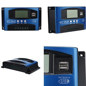 In magazzino regolatore di carica solare PWM 100A 60A 50A 40A 30A regolatore di energia solare 12V 24V Auto Dual USB Display LCD scarica di carico - Product Image 4