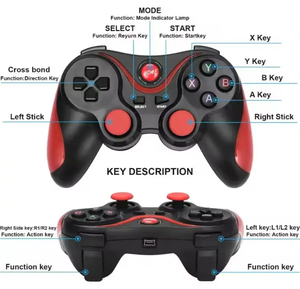 X3携帯電話コントローラの直接接続サポート付きワイヤレスBluetoothゲームコントローラ - Product Image 4