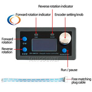 ZK-SMC01 42 57 Schrittmotor-Controller-Steuer platine für positive und umgekehrte Winkel impuls drehzahl programmier bare SPS-Serie - Product Image 3