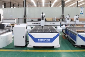 Techpro专业4*8英尺3轴1325数控木工刳刨机木工雕刻数控铣床，带真空工作台 - Product Image 2