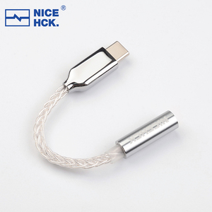 NICE HCK TC3 Type-<strong>C</strong> to 3.5mm 4.4mm DAC Chip ALC5686/C100 HIFI Earphone Amplifier Decoder Cable Audio Adapter