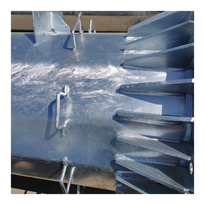 Mạ kẽm ống đơn tháp Viễn Thông tháp lưới ăng ten thép cực Thiết bị phân phối điện - Product Image 4