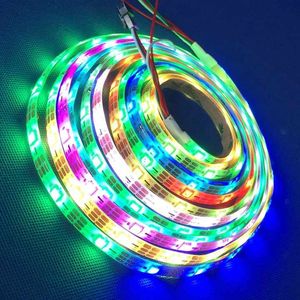 WS2812B Светодиодная лента, 5 В 5050 RGB светодиодная Пиксельная полоса, программируемая светодиодная лента для DIY проектов - Product Image 4