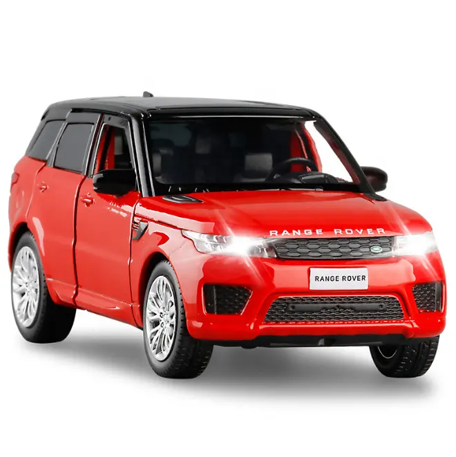 1/32 jkm 2019 Land Rover Range Rover Sport juguete para niños modelo fundido a presión para niños juguete o colección