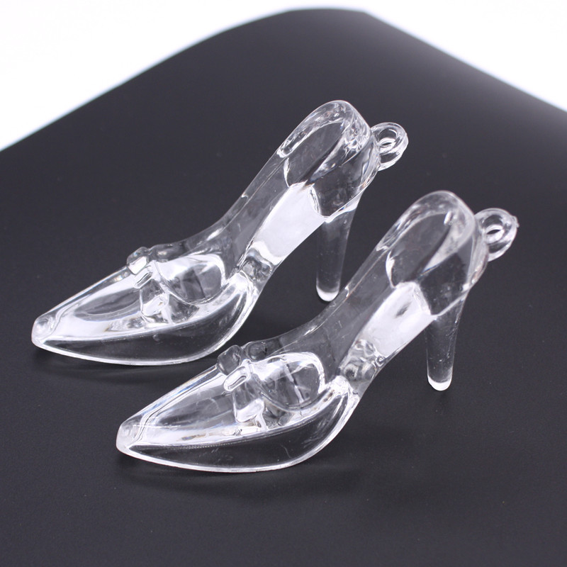 Talons hauts de 7 cm, deux transparents