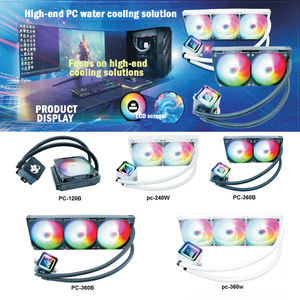 Pro 360 A-RGB AIO CPU soğutucu su soğutma 38 mm radyatör PWM pompası VRM Fan 4pin AMD AM5/AM4 Intel LGA1851/1700 3X120 PC için - Product Image 2
