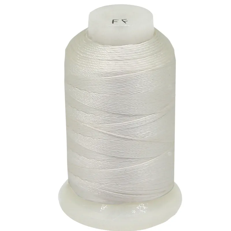 XuQian, venta al por mayor, línea de procesamiento, 115 yardas, cordón de seda Multicolor, hilo de seda blanco 100% Natural
