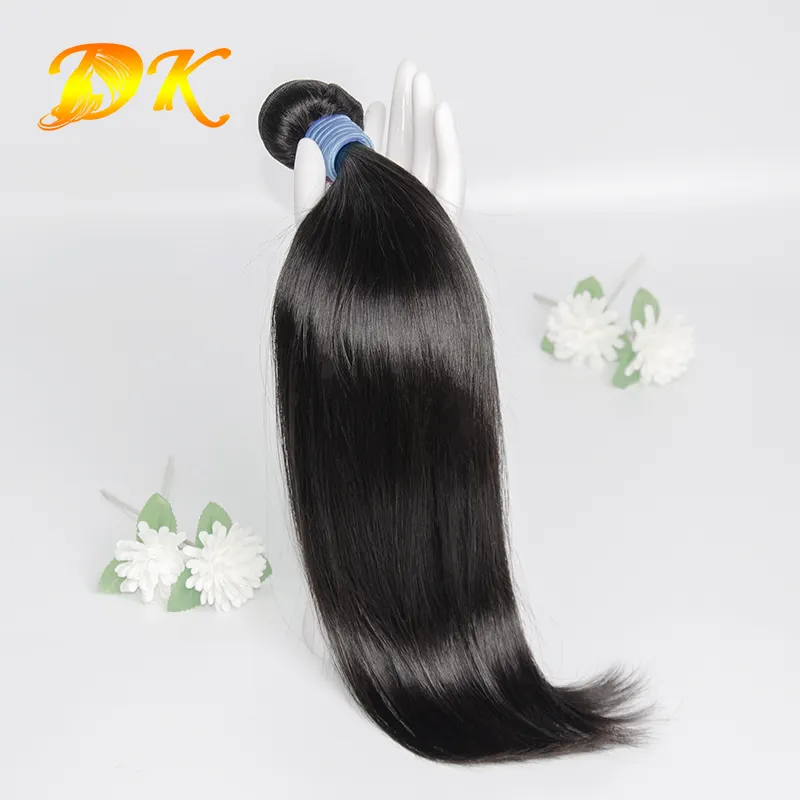 Заводская цена, высокое качество, норковые китайские натуральные волосы 1B цвета, прямой пучок кутикулы, выровненный 10 - 40 дюймов, оптовая продажа