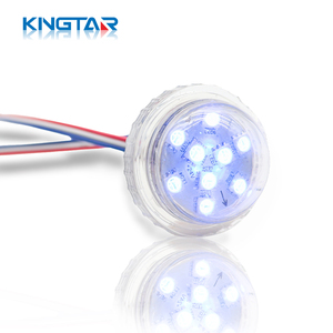 35mm Full Color RGB Pixel <strong>LED</strong> Lights Amusement <strong>LED</strong> Modules with IP67 <strong>DC</strong> <strong>12V</strong> Input ROHS Certified Blue <strong>Green</strong> Color Temperatures - Product Image 4