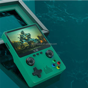 X6 3,5 дюймов портативные 10000 игры ретро устройства игровая портативная консоль Pad Портативный геймпад пк поддержка подключения джойстика - Product Image 4