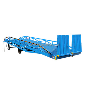 10 Ton Factory <strong>Container</strong> <strong>Loading</strong> Vehicle <strong>Unloading</strong> Ramp Bridge Movable Forklift Hydraulic Car <strong>Loading</strong> Ramps - Product Image 5