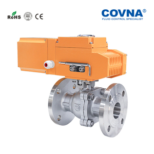 COVNA紧急订单执行器阀常闭6英寸电机操作管道水上设备浮动球阀 - Product Image 2