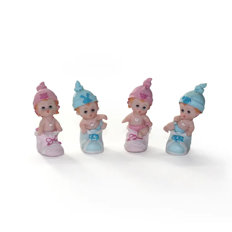 Figurines de lit de berceau de bébé personnalisées, mur de douche, décoration de la maison, cadeaux souvenirs