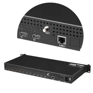 Codificador de vídeo TBS 4K @ 30fps 3840x2160P HDMI a IP Streamer que convierte 12 entradas H.265 H.264 HDMI Codificador de vídeo Modulador - Product Image 2