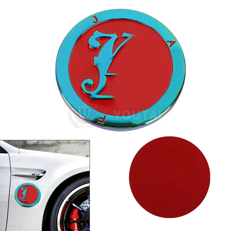 Металлическая Эмблема JDM в японском стиле для всех автомобилей с передним грилем