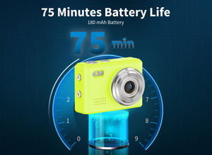 Mô Hình Tư Nhân <span class=keywords><strong>Mini</strong></span> Máy Ảnh Kỹ Thuật Số Siêu Nhẹ Xách Tay Thiết Kế Sáng Tạo Quà Tặng Cho Trẻ Em Người Lớn Trẻ Vật Nuôi Đi Xe Đạp Vlogging - Product Image 6