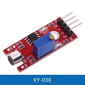 Modulo di rilevamento del sensore audio vocale del microfono per sensori di uscita digitale analogici Arduino AVR PIC KY-038 KY-037