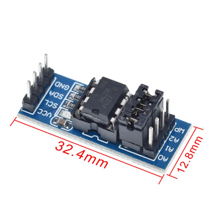 TZT Arduino用の新しいAT24C256 24C256I2CインターフェイスEEPROMメモリモジュール - Product Image 2