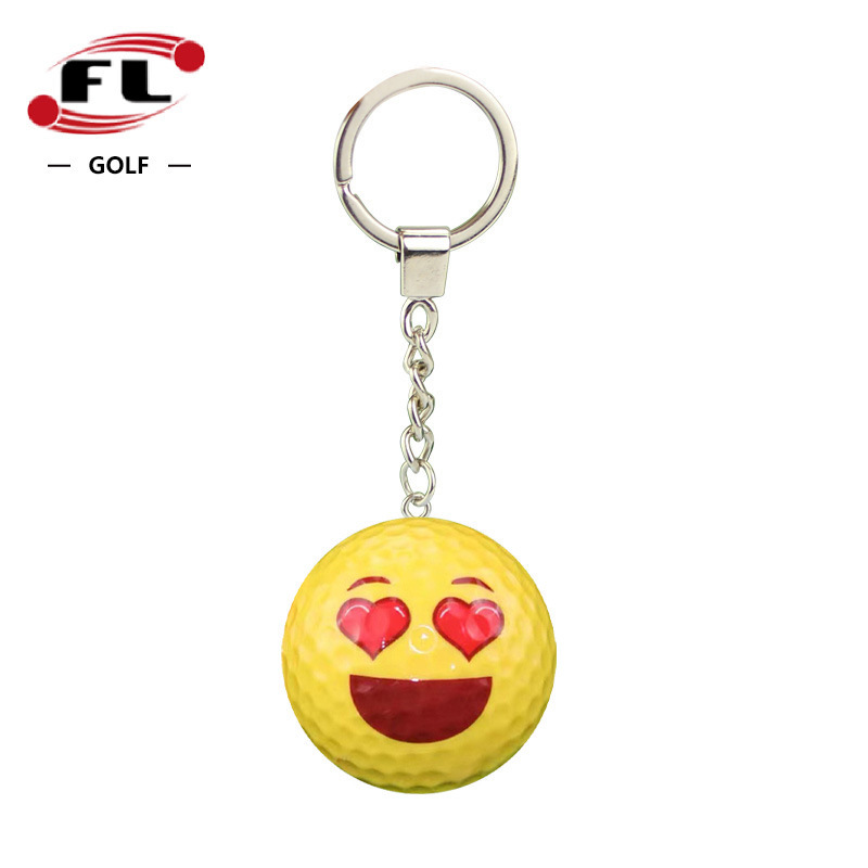 Single Playful Flirt Golf Ball Keychain
