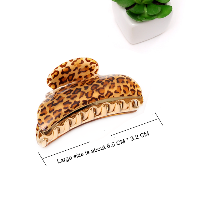 02 # Imprimé léopard peu profond 7cm