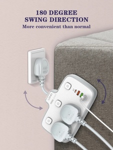 LDNIO SK2492独立开关短线2插座 + 3 PD & QC USB端口20w最大电源板英国 - Product Image 5
