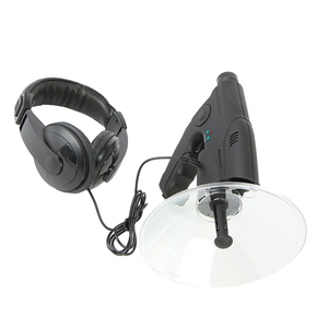 <strong>Birds</strong> Watching 8x Parabolic Dish Directional Microphone Clear Sight Long Distance Hearing <strong>Birds</strong> Listening Telescope Black