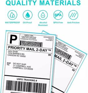 Cao Cấp 4 "X6" 500Pcs Trực Tiếp Nhãn Nhiệt Trực Tiếp Máy In Nhiệt Vận Chuyển Nhãn Giấy Tương Thích Với Trực Tiếp Máy In Nhiệt - Product Image 5