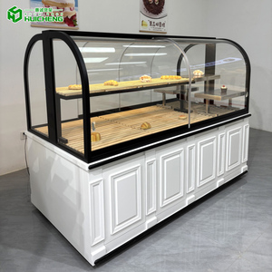 Hiển thị đứng bánh hiển thị tủ bánh tủ lạnh kính trưng bày hiển thị bánh mì toàn bộ cửa hàng thiết kế tùy chỉnh bánh mì hiển thị trường hợp - Product Image 2