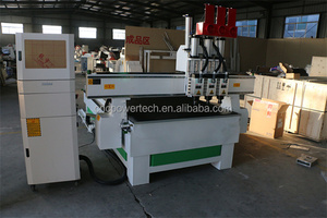 Porta di legno armadio Cnc Router 4x8 con carico di scarico dal fornitore Powertech - Product Image 4