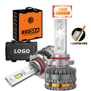RS <span class=keywords><strong>F8</strong></span> 100W 6000K düşük fiyatlı led ışık araba farlar için araba ampul araba kafa lambası 9006 9007 90012 5202 880 881 H10 H11 H13