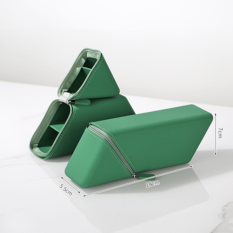 Astuccio Obliquo in Silicone - Verde